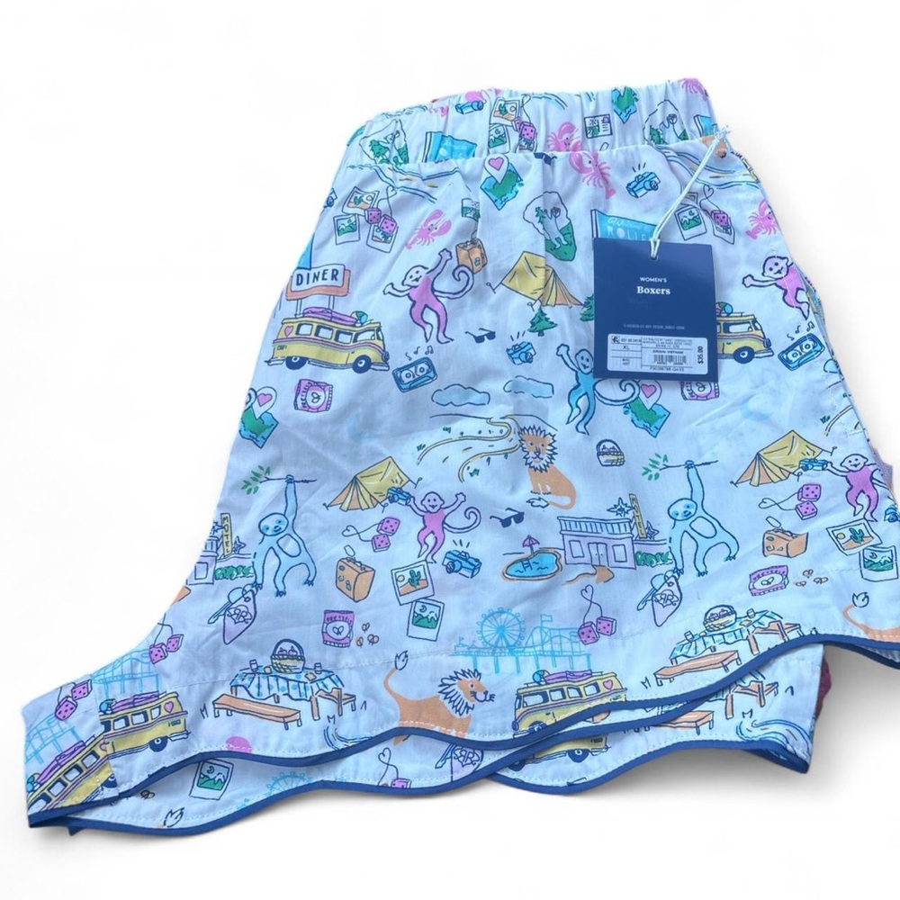 Roller Rabbit x Target Roadtrip Poplin Boxer Shorts - Picture 3 of 5